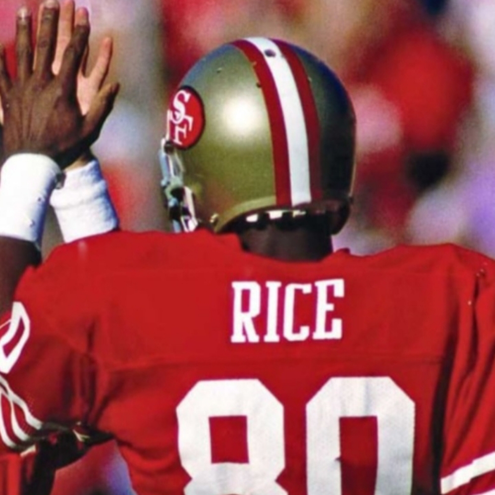 Jerry Rice (Mitchell/Ness)-(49ners)-(1994)-(Jersey)-(Red)-(Size-XL)-$90.0 - Picture 2 of 9